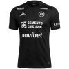 Mens Cruz Azul Third Jersey 2025/26 front view showing blackout design with monochrome crest and Novibet sponsor