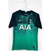 Mens Tottenham Retro Third Jersey 2018/19 front view in Neptune green with aerial map graphic and AIA logo