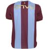 Mens Trabzonspor Home Jersey 2026/27 back view showing vertical stripes, gold TS neck emblem and Onvo sponsor