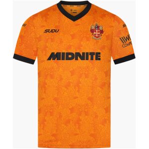 Mens Wolverhampton Wanderers Home Jersey 2026/27 front view in Old Gold with heritage crest and Midnite sponsor