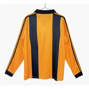 Mens Hull City Retro Long Sleeve Home Jersey 1981/82 rear view showing authentic team styling