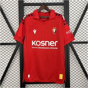 Mens Osasuna Home Jersey 2025/26 front view on display