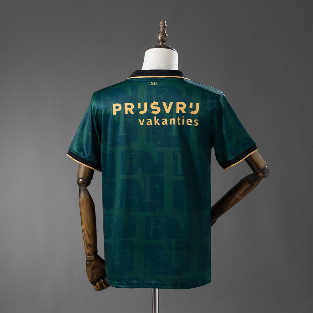 Mens Feyenoord Fourth Jersey 2025/26 Mens Feyenoord Fourth Jersey 2025/26 rear view showing authentic team styling