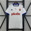 Mens Real Zaragoza white Retro Home Jersey 2001/02 front view on display