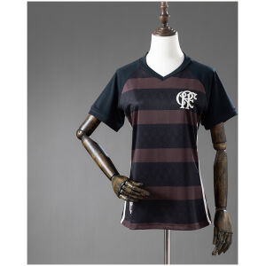 Womens Flamengo Black Diamond Edition Jersey 2025/26 front view on mannequin