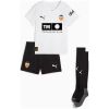 Kids Valencia white Home Kit 2025/26 front view on display