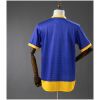 Mens Deportivo Alaves UEFA Champions League Final Edition Retro Home Jersey 2000/01 rear view showing authentic team styling