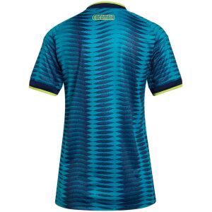 Womens World Cup Colombian Away Jersey 2026 rear view showing authentic team styling