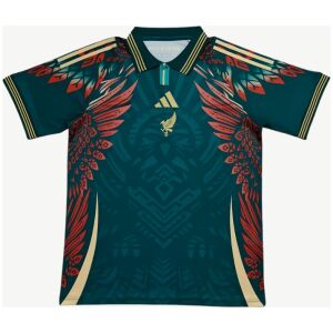 Mens MEXICO DE ORO SHIRT Special Edition Jersey 2025 showing gradient Aztec eagle wings and polo collar