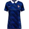Womens World Cup France Home Jersey 2026 front view in navy with white collar and copper FFF crest