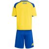 Kids Sweden World Cup Home Kit 2026 rear view of shirt and shorts