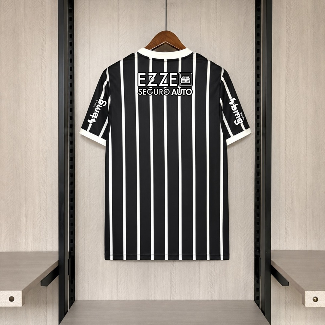 Mens Corinthians Full Sponsors logo Away Jersey 2026/27 Mens Corinthians Full Sponsors logo Away Jersey 2026/27 rear view showing authentic team styling