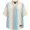 Mens Travis Scott Cactus Jack x Nike Argentina Total 90 Retro Collaboration Jersey cream and sky blue front view