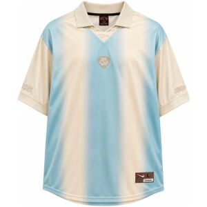 Mens Travis Scott Cactus Jack x Nike Camiseta Argentina Total 90 Retro Collaboration Jersey Mens Travis Scott Cactus Jack x Nike Argentina Total 90 Retro Collaboration Jersey cream and sky blue front view