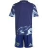 Kids Ajax Away Kit 2025/26 rear view of shirt and shorts