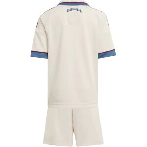 Kids Ajax Third Kit 2025/26 rear view of shirt and shorts