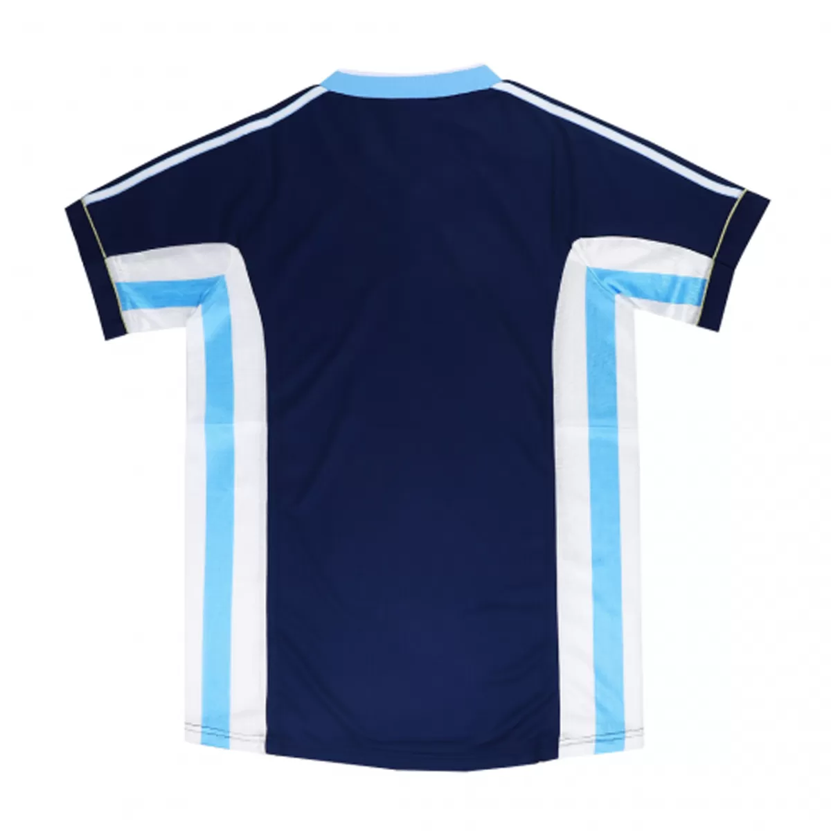 Mens Argentina World Cup Retro Away Jersey 1998 Mens Argentina World Cup Retro Away Jersey 1998 rear view showing matching team styling