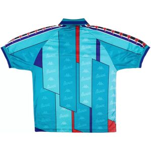 Mens Barcelona Retro Away Jersey 1996/97 rear view showing matching team styling