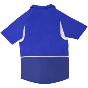 Mens Brazil World Cup Retro Away Jersey 2002 rear view showing matching team styling