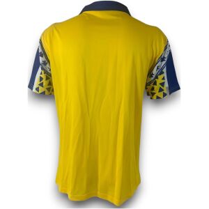 Mens Cádiz CF Retro Home Jersey 1991/92 rear view showing matching team styling