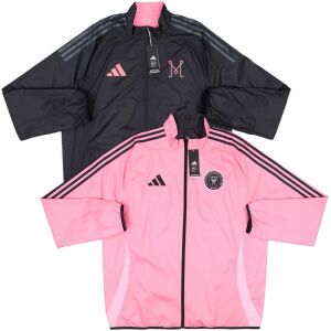 Mens Inter Miami Trench Coat Reversible Windbreaker 2025/26 zipped jacket showing pink exterior