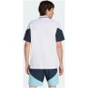 Mens Argentina National Team Shirt HalfZip White Polo 2026 Mens Argentina National Team Shirt HalfZip White Polo 2026 rear view showing authentic team styling