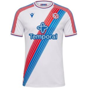Mens Crystal Palace Home Jersey 2026/27 front view in white with red and blue diagonal sash