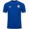 Mens Dinamo Zagreb Home Jersey 2026/27 royal blue shirt front view with tonal city pattern and club crest