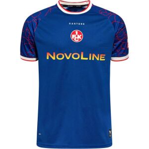 Mens Kaiserslautern Away Jersey 2026/27 royal blue shirt front view with red map sleeves and crest
