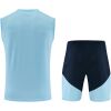 Mens Argentina Blue Training Kit Singlet Kits Kit 2026 rear view of shirt and shorts