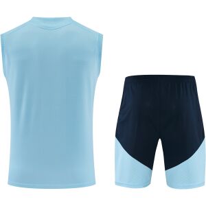 Mens Argentina Blue Training Kit Singlet Kits Kit 2026 rear view of shirt and shorts