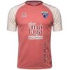 Mens Málaga Away Jersey 2026/27 dusty rose shirt front view with cream sleeves and Málaga CF crest
