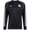 Mens Colo Colo Version Retro Long Sleeve Jersey 2026/27 black shirt front view with white stripes