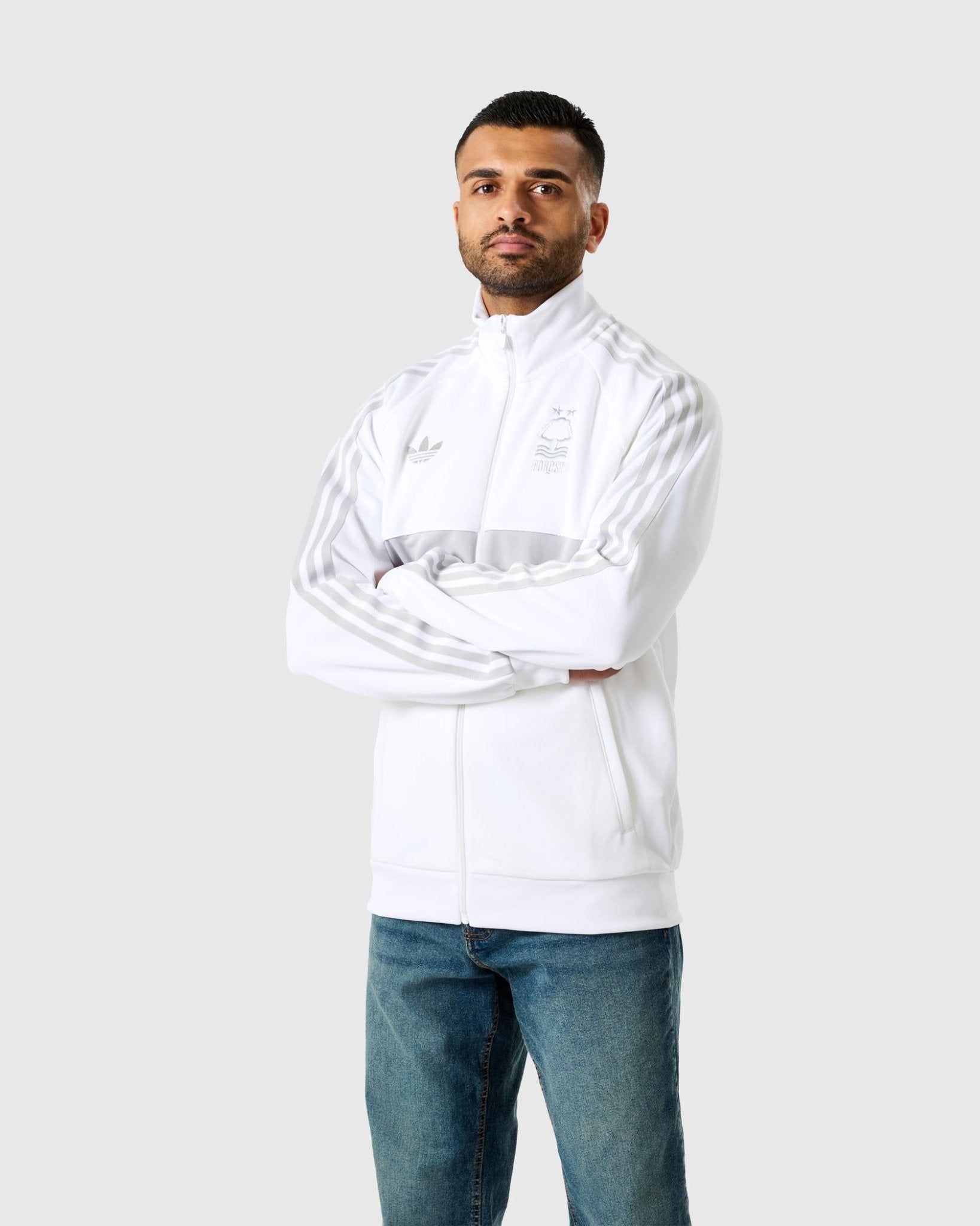 Mens Nottingham Forest White Special Edition Anthem Jacket 2026/27 Mens Nottingham Forest White Special Edition Anthem Jacket 2026/27