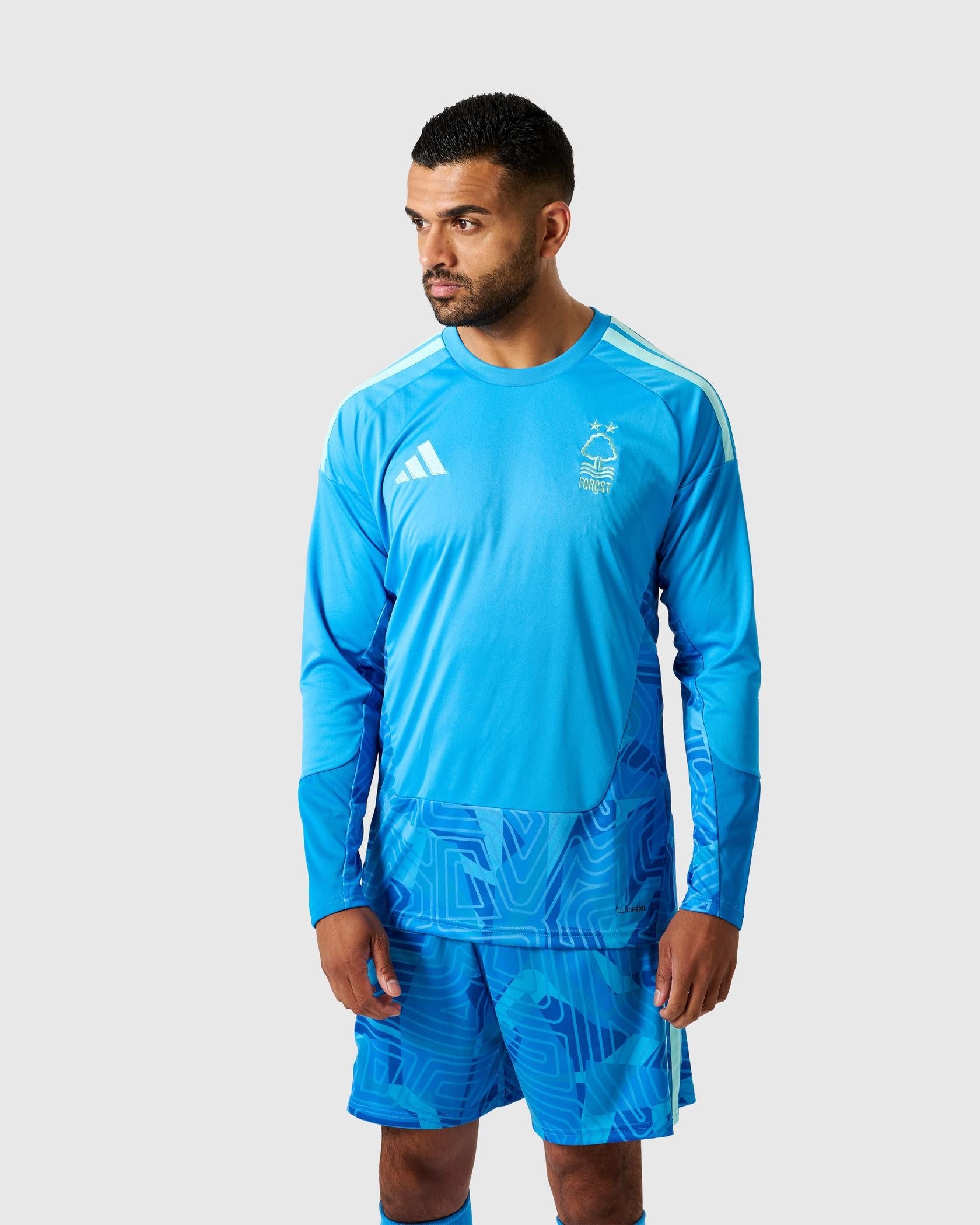 Mens Nottingham Forest Blue Goalkeeper Long Sleeve Jersey 2026/27 Mens Nottingham Forest Blue Goalkeeper Long Sleeve Jersey 2026/27