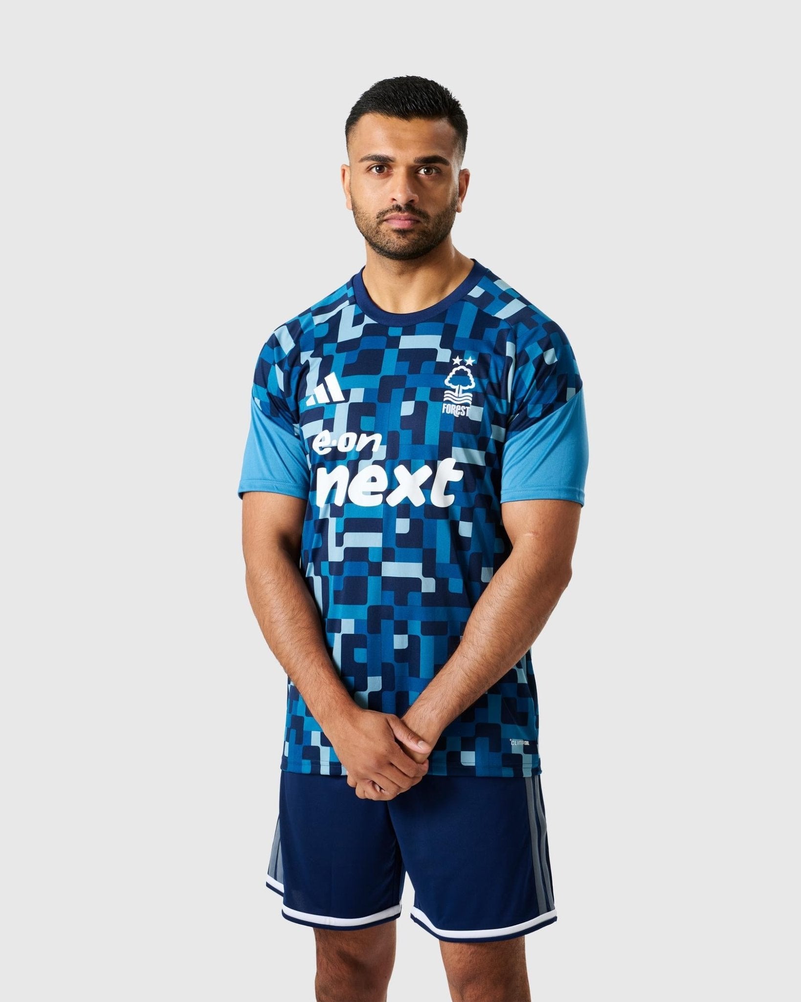 Mens Nottingham Forest Blue Pre-Match Jersey 2026/27 Mens Nottingham Forest Blue Pre-Match Jersey 2026/27