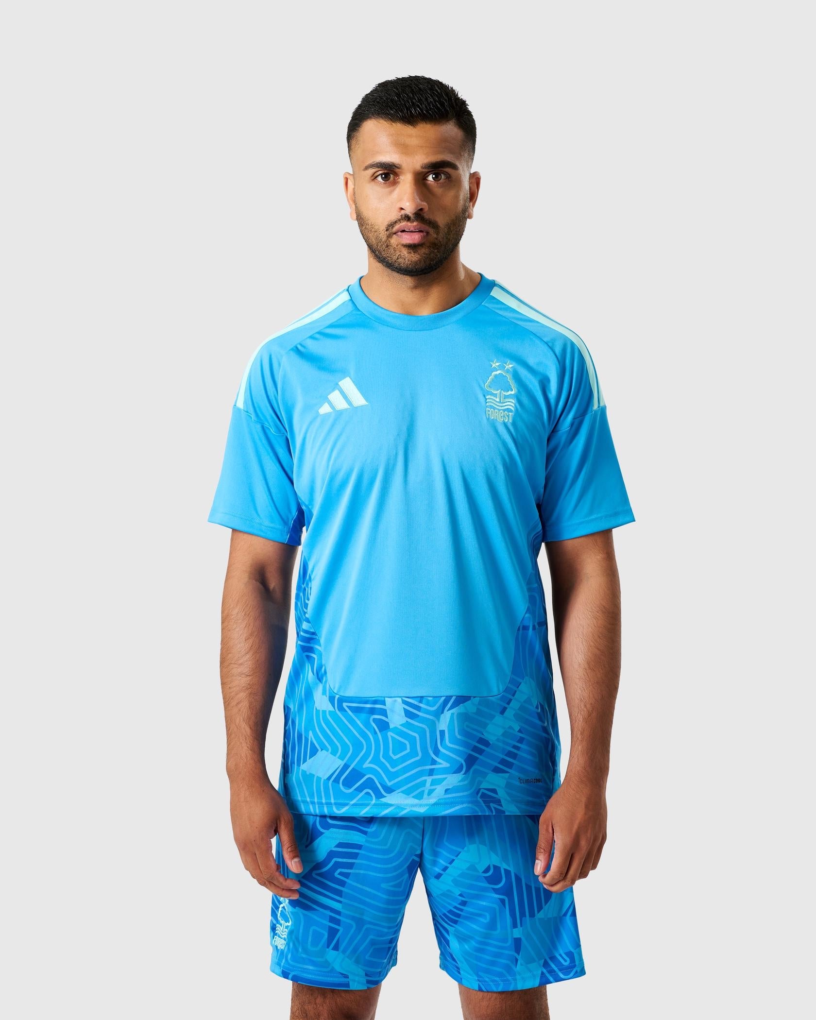 Mens Nottingham Forest Blue Goalkeeper Jersey 2026/27 Mens Nottingham Forest Blue Goalkeeper Jersey 2026/27