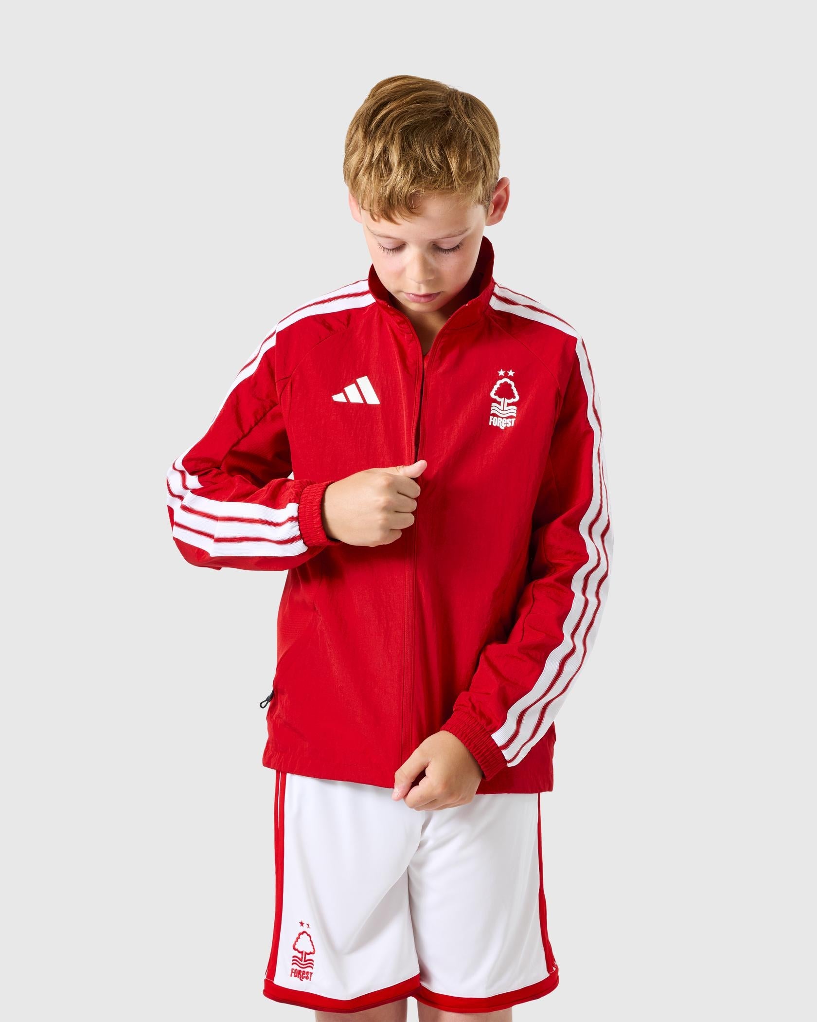 Kids Nottingham Forest Red Anthem Jacket 2026/27 Kids Nottingham Forest Red Anthem Jacket 2026/27