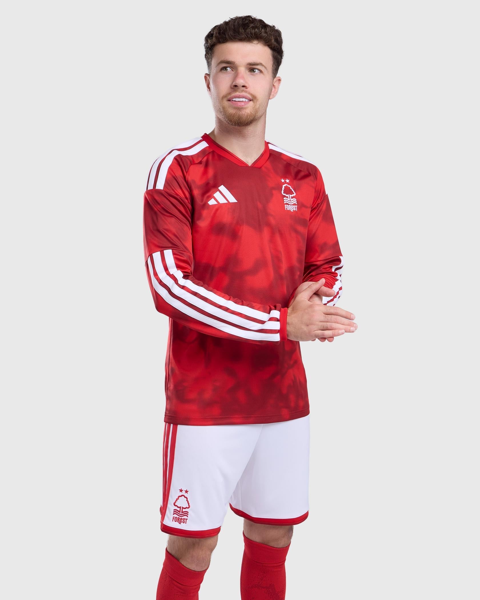 Mens Nottingham Forest Home Long Sleeve Jersey 2026/27 Mens Nottingham Forest Home Long Sleeve Jersey 2026/27