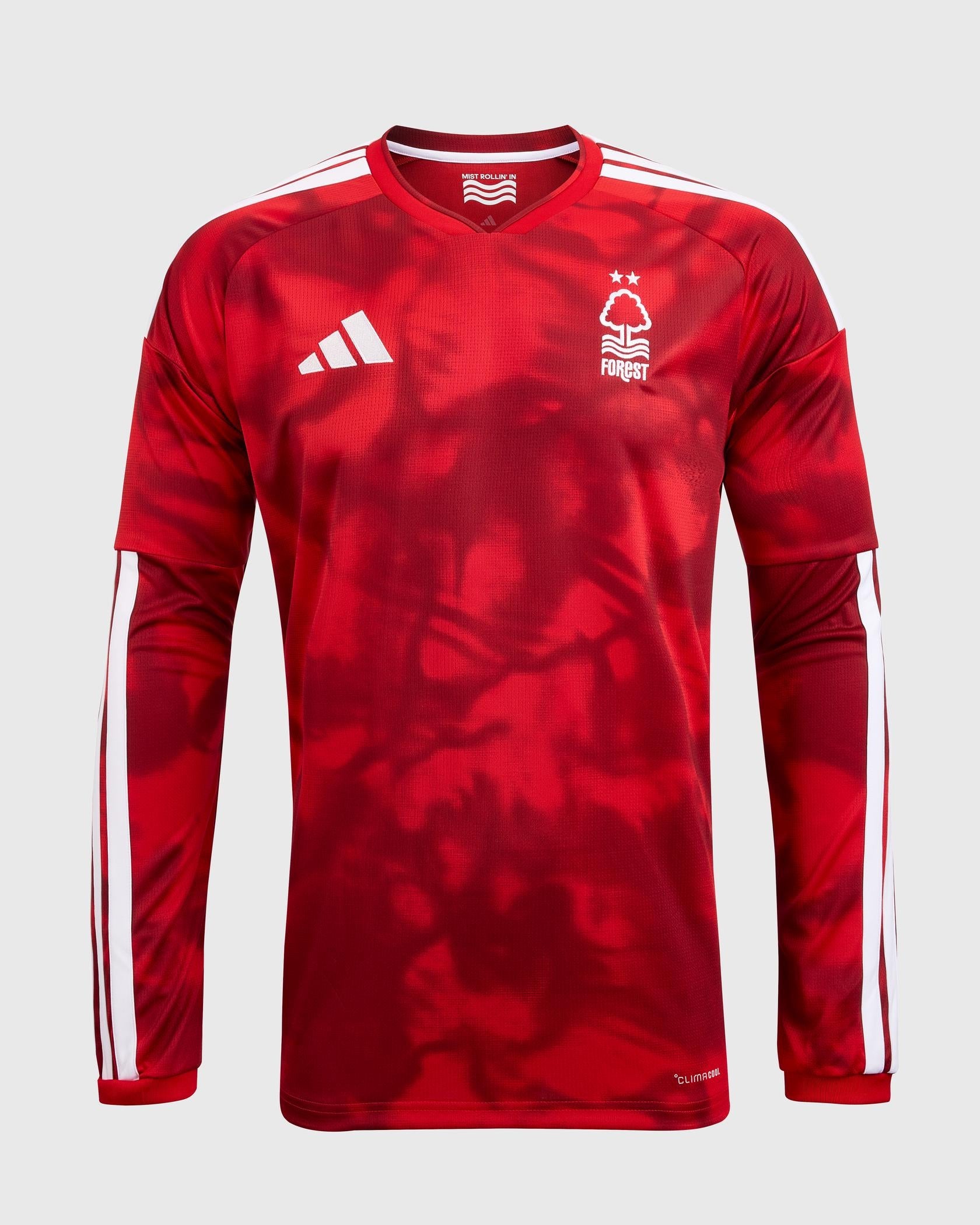 Mens Nottingham Forest Home Long Sleeve Jersey 2026/27 Mens Nottingham Forest Home Long Sleeve Jersey 2026/27