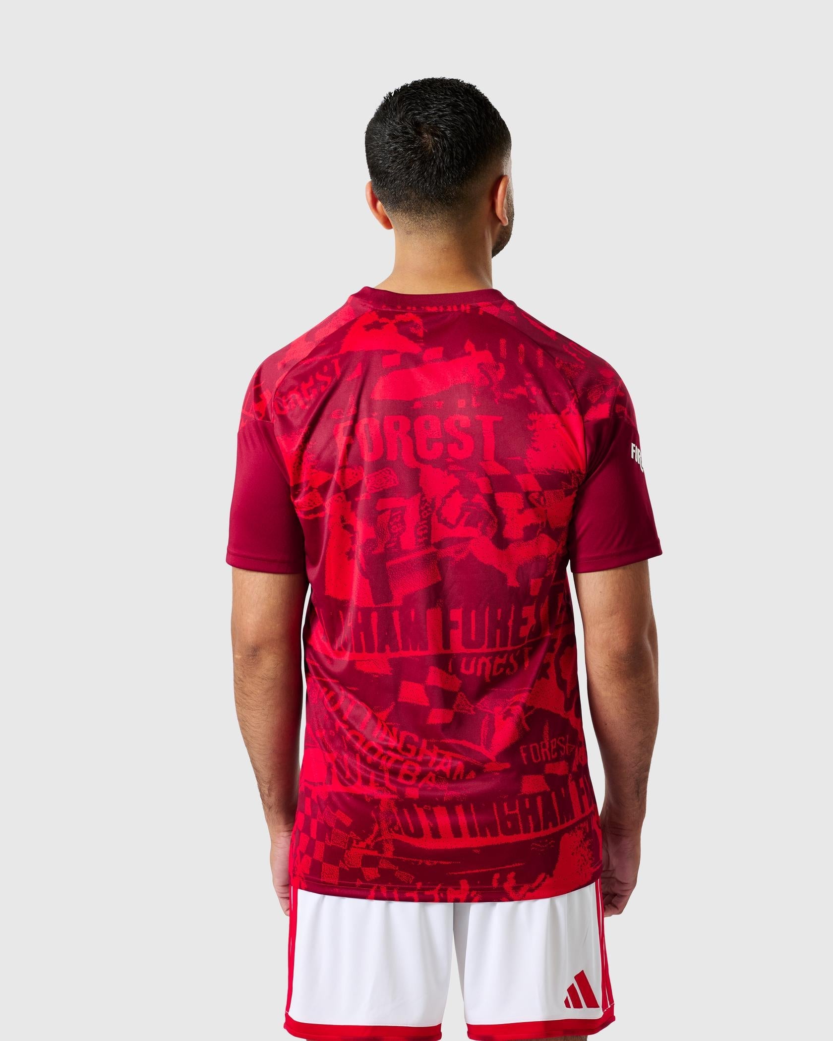 Mens Nottingham Forest Red Pre-Match Jersey 2026/27 Mens Nottingham Forest Red Pre-Match Jersey 2026/27