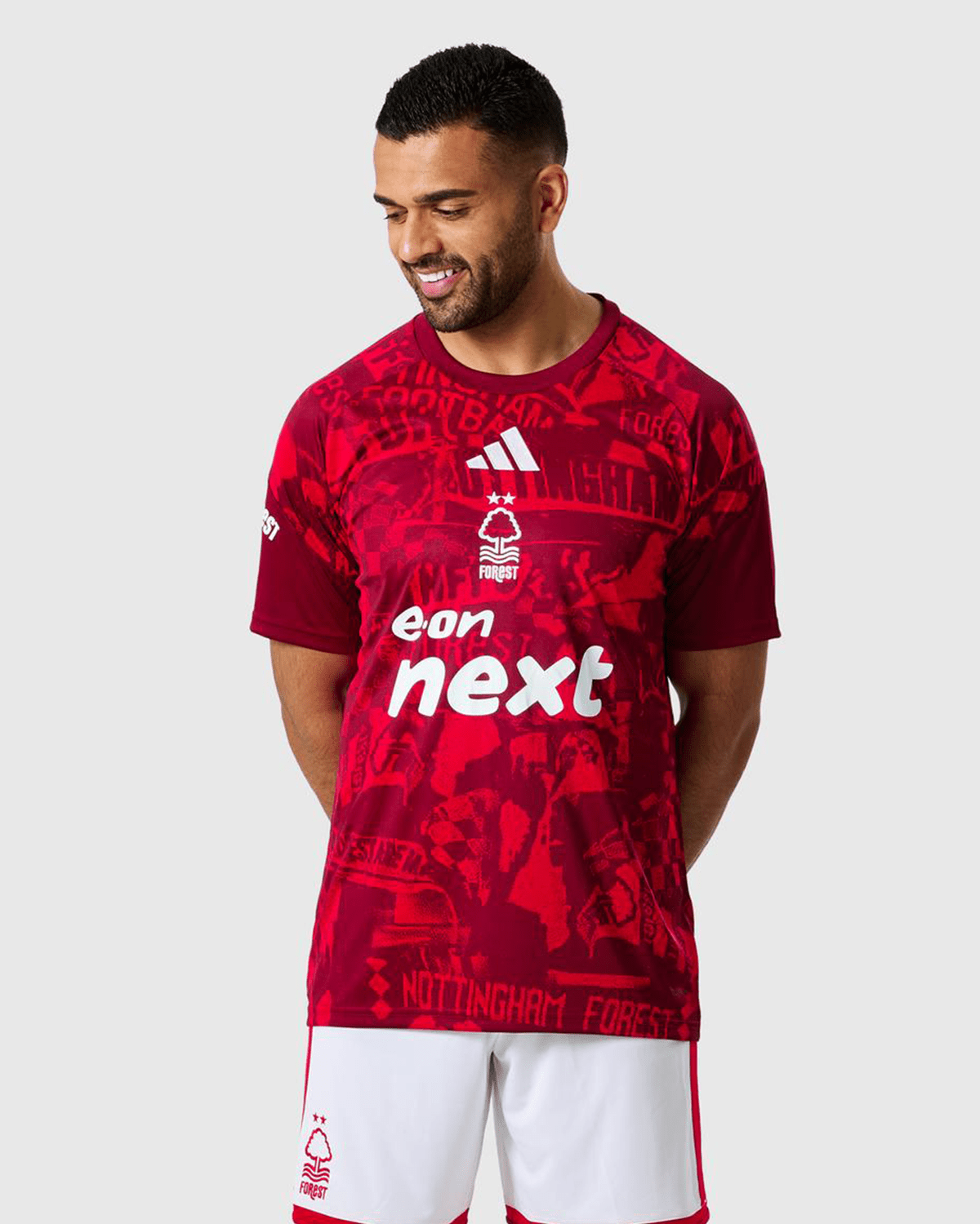 Mens Nottingham Forest Red Pre-Match Jersey 2026/27 Mens Nottingham Forest Red Pre-Match Jersey 2026/27