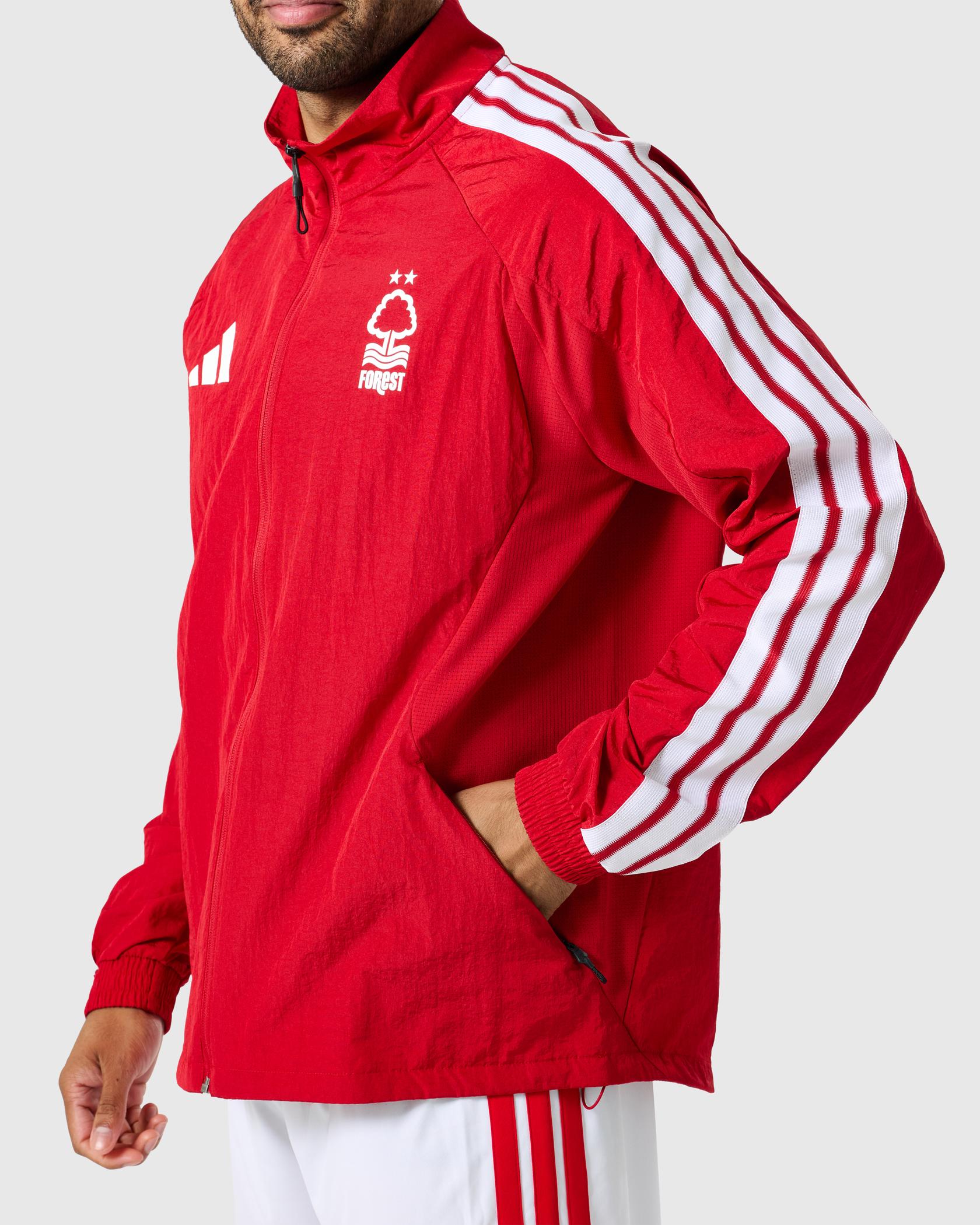 Mens Nottingham Forest Red Anthem Jacket 2026/27 Mens Nottingham Forest Red Anthem Jacket 2026/27