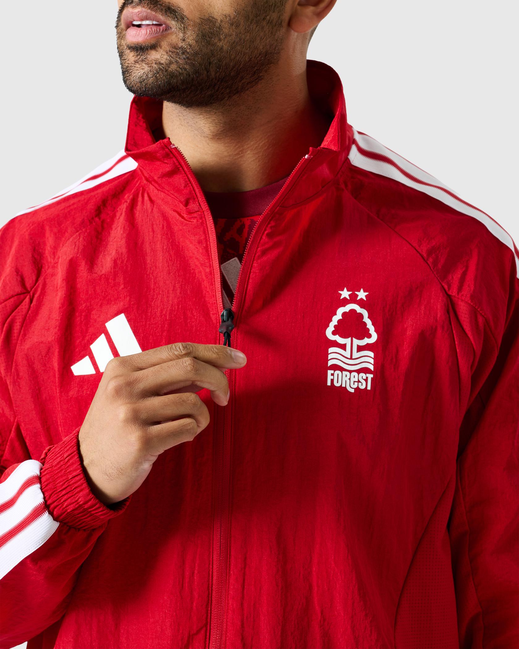 Mens Nottingham Forest Red Anthem Jacket 2026/27 Mens Nottingham Forest Red Anthem Jacket 2026/27