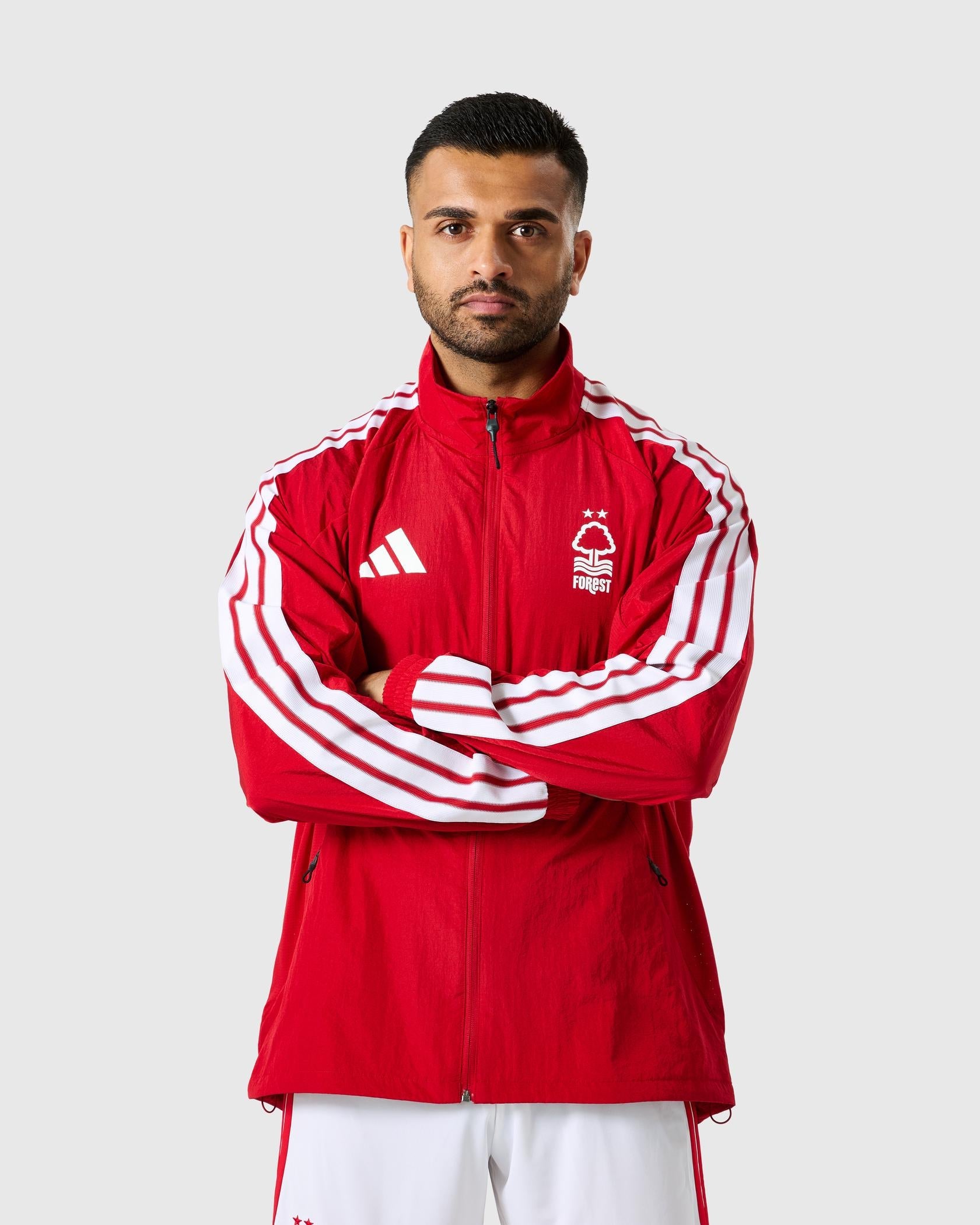Mens Nottingham Forest Red Anthem Jacket 2026/27 Mens Nottingham Forest Red Anthem Jacket 2026/27
