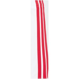 Mens Ajax Home Shorts 2026/27 white shorts front view showing elastic waistband and red side stripes