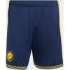 Mens Al Nassr Home Shorts 2026/27 navy shorts front view with yellow Al Nassr crest and ornamental hem