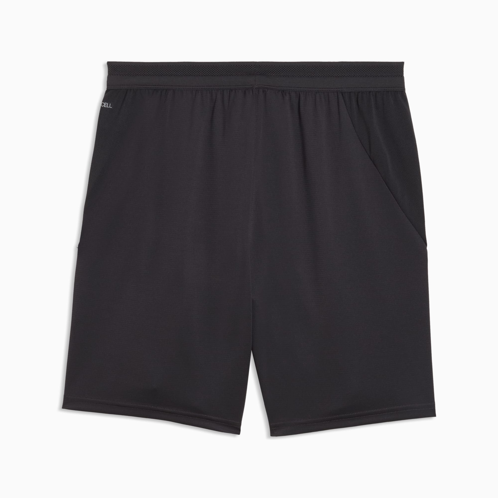 Mens AC Milan Third Shorts 2026/27 Mens AC Milan Third Shorts 2026/27 black shorts back view showing mesh waistband and clean black seat