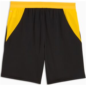 Mens Borussia Dortmund Home Shorts 2026/27 black shorts rear view showing yellow mesh inserts and dryCELL