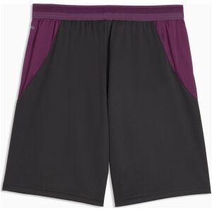 Mens Galatasaray Away Shorts 2026/27 dark charcoal shorts back view showing plum waistband and dryCELL print